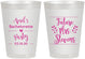 Personalized Bachelorette 8 oz Frosted Cups - Future Mrs | 60037