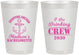 Personalized Bachelorette 8 oz Frosted Cups - I Do Drinking Team | 60038