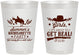 Personalized Bachelorette 8 oz Frosted Cups - Its About To Get Real | 60043
