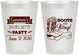 Personalized Bachelorette 8 oz Frosted Cups - Boots And Bling | 60044