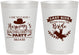 Personalized Bachelorette 8 oz Frosted Cups - Last Ride Before Bride | 60046