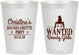 Personalized Bachelorette 8 oz Frosted Cups - Wanted Rowdy Girls | 60049