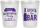 Personalized Bachelorette 8 oz Frosted Cups - Stock The Bar | 60053