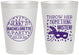 Personalized Bachelorette 8 oz Frosted Cups - Mardi Gras | 60055