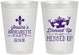 Personalized Bachelorette 8 oz Frosted Cups - Mardi Gras | 60061