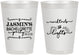 Personalized Bachelorette 8 oz Frosted Cups - Cocktails And Lights | 60065