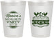 Personalized Bachelorette 8 oz Frosted Cups - Epic Night Of Cocktails | 60071
