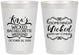 Personalized Bachelorette 8 oz Frosted Cups - Something Wicked | 60076