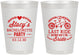 Personalized Bachelorette 8 oz Frosted Cups - Last Ride Before Bride | 60093