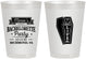 Personalized Bachelorette 8 oz Frosted Cups - Rip Single Life | 60095