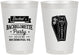 Personalized Bachelorette 8 oz Frosted Cups - Rip Single Life | 60096