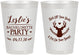 Personalized Bachelorette 8 oz Frosted Cups - Deer Heels Boots | 60102