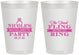 Personalized Bachelorette 8 oz Frosted Cups - Final Fling Before The Ring | 60110