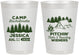 Personalized Bachelorette 8 oz Frosted Cups - Camping | 60125