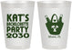 Personalized Bachelorette 8 oz Frosted Cups - Beach | 60126