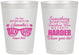 Personalized Bachelorette 8 oz Frosted Cups - Something Borrowed | 60133