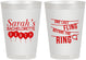 Personalized Bachelorette 8 oz Frosted Cups - Last Fling Before Rings | 60140