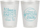 Personalized Bachelorette 8 oz Frosted Cups - Manis Mimosas | 60149