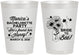 Personalized Bachelorette 8 oz Frosted Cups - Bride To Bee | 60152