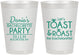 Personalized Bachelorette 8 oz Frosted Cups - Toast And Roast | 60153