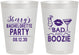Personalized Bachelorette 8 oz Frosted Cups - Bad And Boozie | 60156