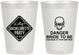Personalized Bachelorette 8 oz Frosted Cups - Danger Bride To Be | 60165
