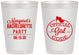 Personalized Bachelorette 8 oz Frosted Cups - Official Girl Code | 60176