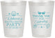 Personalized Bachelorette 8 oz Frosted Cups - Beach | 60177