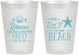 Personalized Bachelorette 8 oz Frosted Cups - Beach | 60183