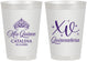 Personalized Quinceanera 8 oz Frosted Cups - Mis Quince Anos | 70002