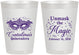 Personalized Quinceanera 8 oz Frosted Cups - Mardi Gras Quince | 70010