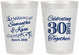 Personalized Anniversary 8 oz Frosted Cups - 30 Years Together | 80013
