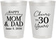 Personalized Anniversary 8 oz Frosted Cups - Cheers To 30 Years | 80023