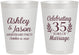Personalized Anniversary 8 oz Frosted Cups - 35 Years Of Marriage | 80024