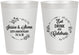 Personalized Anniversary 8 oz Frosted Cups - 50th Wedding | 80027