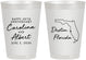 Personalized Anniversary 8 oz Frosted Cups - 20th Wedding | 80031