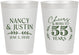 Personalized Anniversary 8 oz Frosted Cups - Cheers To 55 Years | 80038