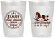 Personalized Baby Shower 8 oz Frosted Cups - Little Cowboy | 90003