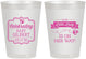 Personalized Baby Shower 8 oz Frosted Cups - Little Lady On The Way | 90022