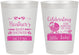 Personalized Baby Shower 8 oz Frosted Cups - Little Lady On The Way | 90023