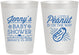 Personalized Baby Shower 8 oz Frosted Cups - Peanut On The Way | 90025