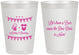 Personalized Baby Shower 8 oz Frosted Cups - Beer Due Date Is Near | 90032