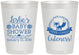 Personalized Baby Shower 8 oz Frosted Cups - Fox Cuteness | 90036