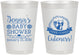 Personalized Baby Shower 8 oz Frosted Cups - Racoon Cuteness | 90037