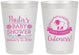 Personalized Baby Shower 8 oz Frosted Cups - Lamb Cuteness | 90038