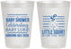 Personalized Baby Shower 8 oz Frosted Cups - Little Squirt On The Way | 90043