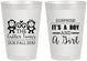Personalized Baby Shower 8 oz Frosted Cups - Gender Reveal Boy Or Girl | 90063