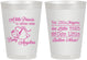 Personalized Baby Shower 8 oz Frosted Cups - Little Princess | 90066