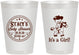 Personalized Baby Shower 8 oz Frosted Cups - Horse It’s A Girl | 90077