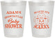 Personalized Baby Shower 8 oz Frosted Cups - So Cute Halloween | 90088